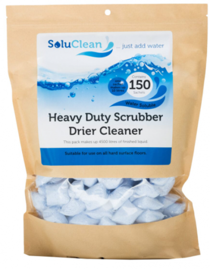Heavy Duty Scrubber Dryer  150 Sachets
