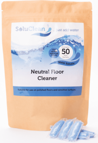 Mop & Go Neutral Floor Cleaner  Fragranced-50 Sachets